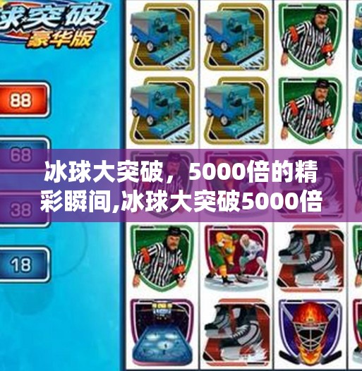 冰球大突破，5000倍的精彩瞬间,冰球大突破5000倍
