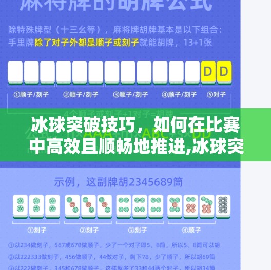 冰球突破技巧，如何在比赛中高效且顺畅地推进,冰球突破怎样不卡