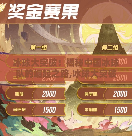冰球大突破！揭秘中国冰球队的崛起之路,冰球大突破官网
