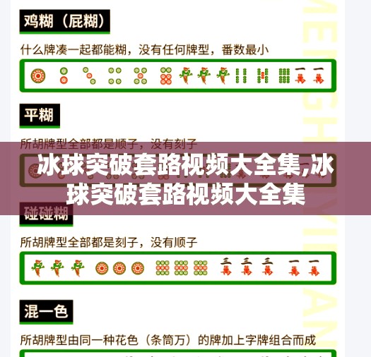 冰球突破套路视频大全集,冰球突破套路视频大全集