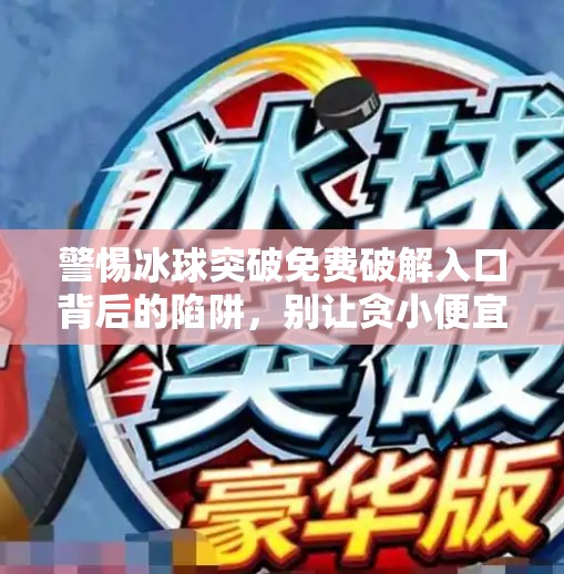 警惕冰球突破免费破解入口背后的陷阱，别让贪小便宜毁了你的数字安全！冰球突破免费破解入口