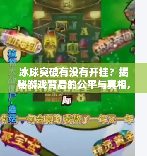 冰球突破有没有开挂？揭秘游戏背后的公平与真相,要冰球突破有没有开挂